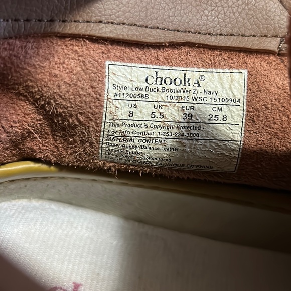 Chooka Low Duck Booties (Version 2): Navy, Size: 8 - Picture 2 of 11